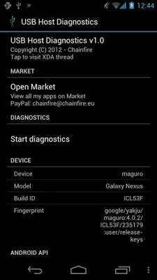 USB Host Diagnostics android App screenshot 0